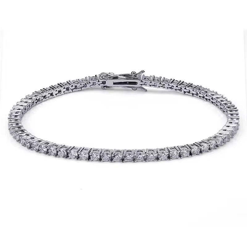 LIRIO TENNIS BRACELET - WHITE GOLD