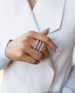 pink cubic zirconia rings