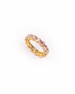 gold cubic zirconia rings