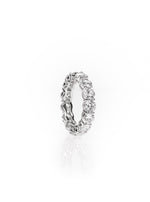 silver cubic zirconia ring