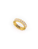 diamond emerald cut eternity band